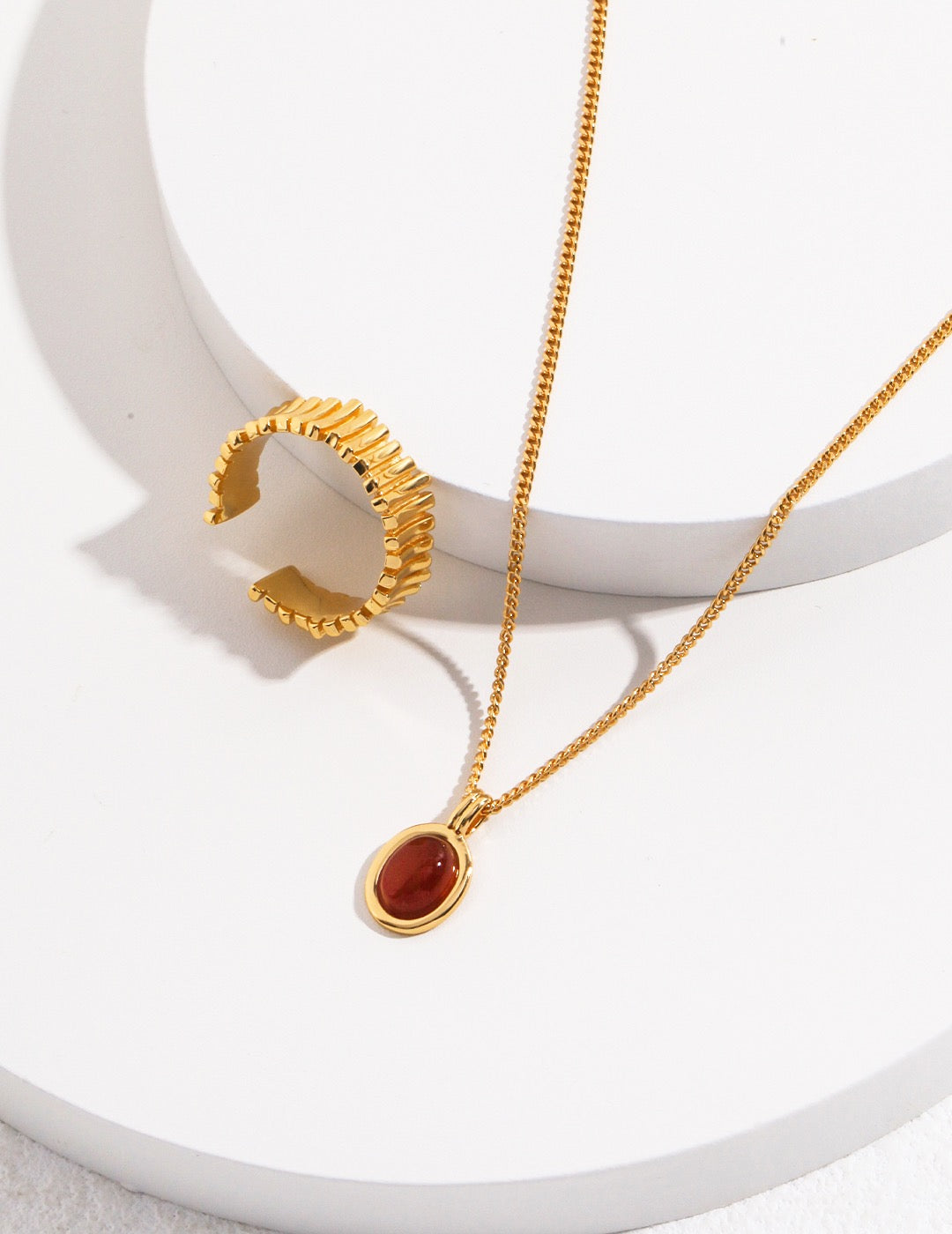 Luxury Red Agate necklace